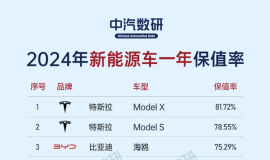 谁是新能源车保值王？2024保值率报告揭晓答案